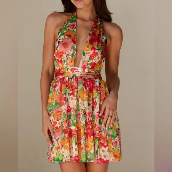 Hello Molly | Dresses | Hello Molly Tropical Tides Halter Mini Dress Print | Poshmark Hello Molly | Dresses | Hello Molly Tropical Tides Halter Mini Dress Print | Poshmark